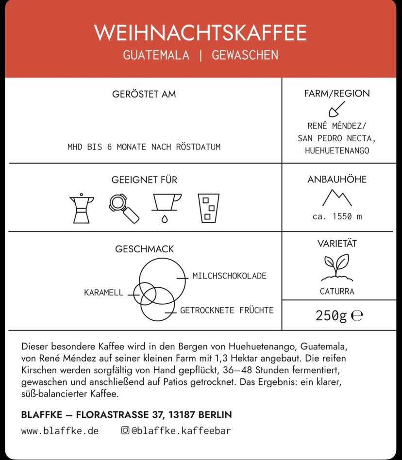 Weihnachtskaffee (Guatemala)